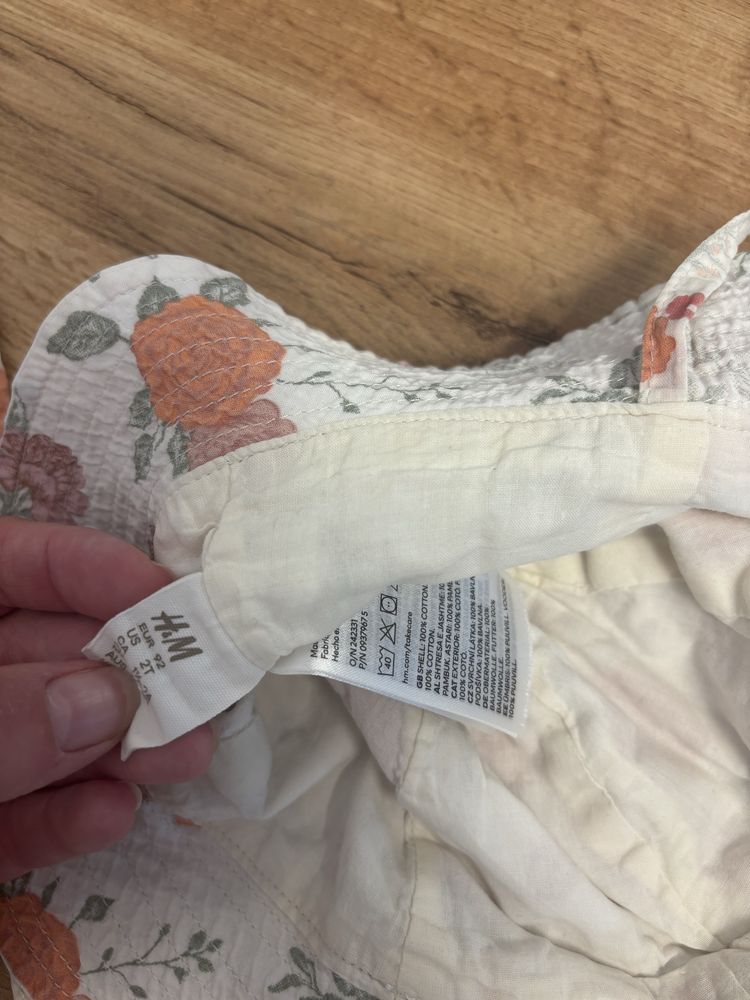 kapelusz czapeczka na lato dla dziewczynki w stylu boho H&M roz 92