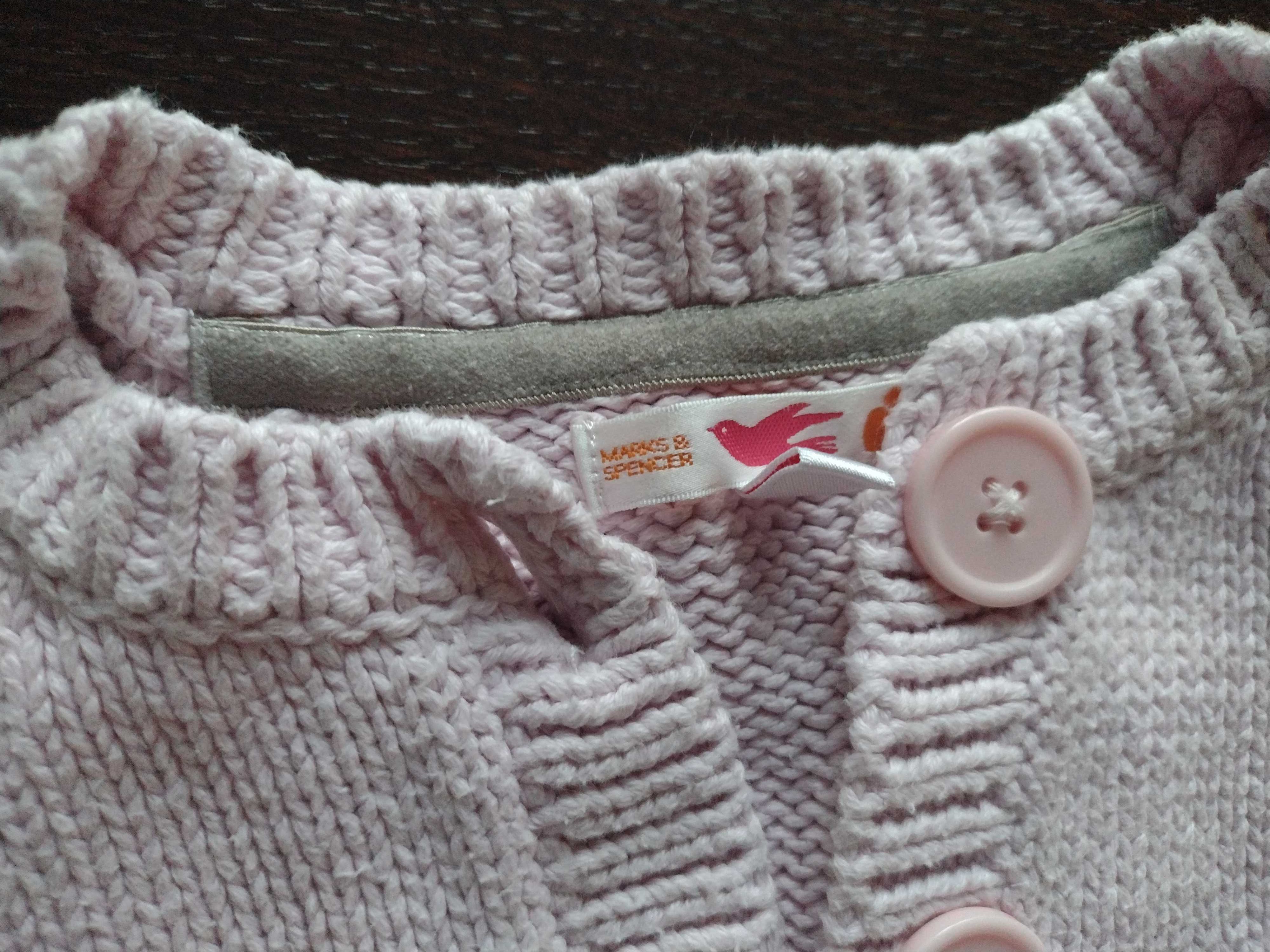 Super sweter. wyjściowy. Bawełna. Jakość. Marks &Spencer r.128/122/116