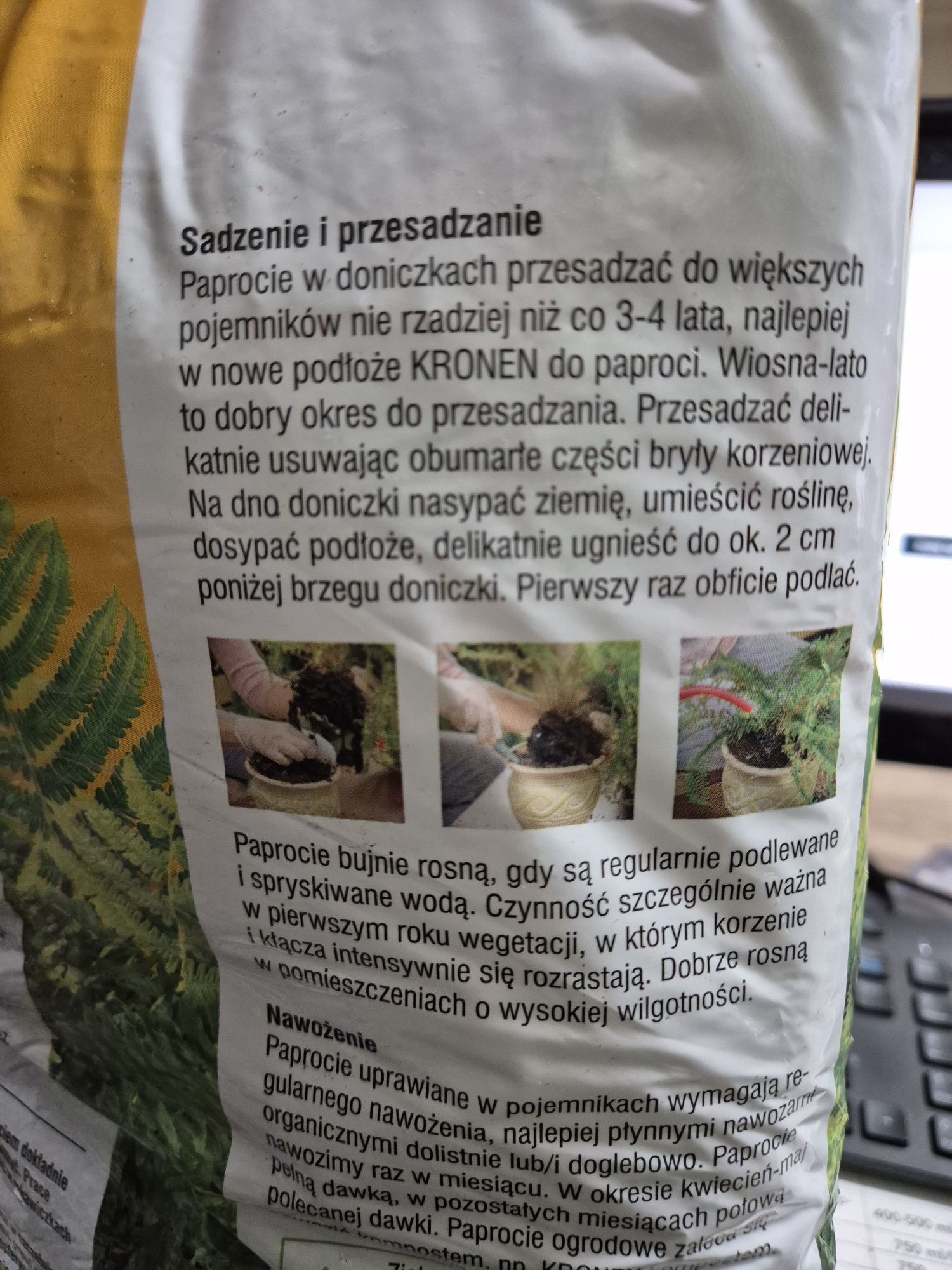 Ziemia do paproci KRONEN 5L