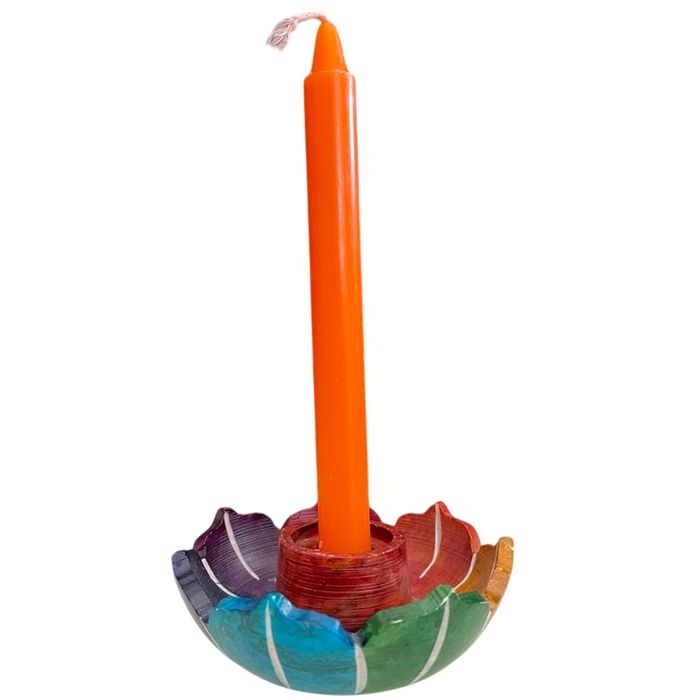 Pomarańczowa Świeca Intencyjna Do Rytuałów Czakra Sakralna 1 Sztuka