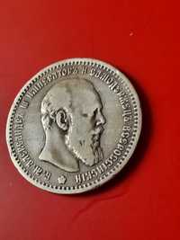 Продаётся  1 рубль 1891 г. Александр 3. Серебро 900 пр. 6 500 гр