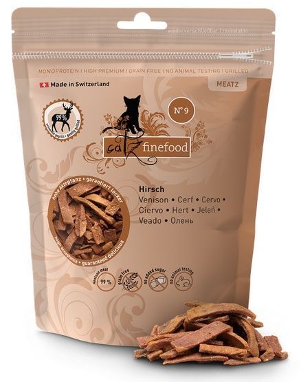 Przysmak dla kota bez sztucznych dodatków Catz Finefood 99% JELEŃ 45g