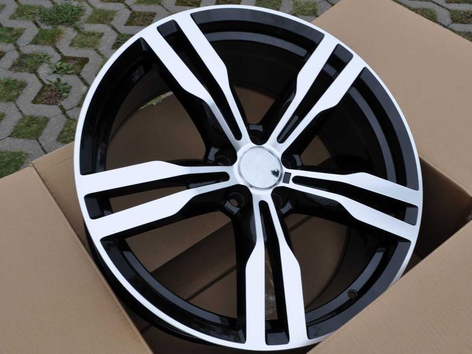 Czarne felgi R20 5x120 Bmw 7 F01 F02 F03 F04 5 GT F07 F10 6 F06 F13