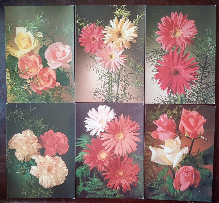 Цветы сувенирные открытки