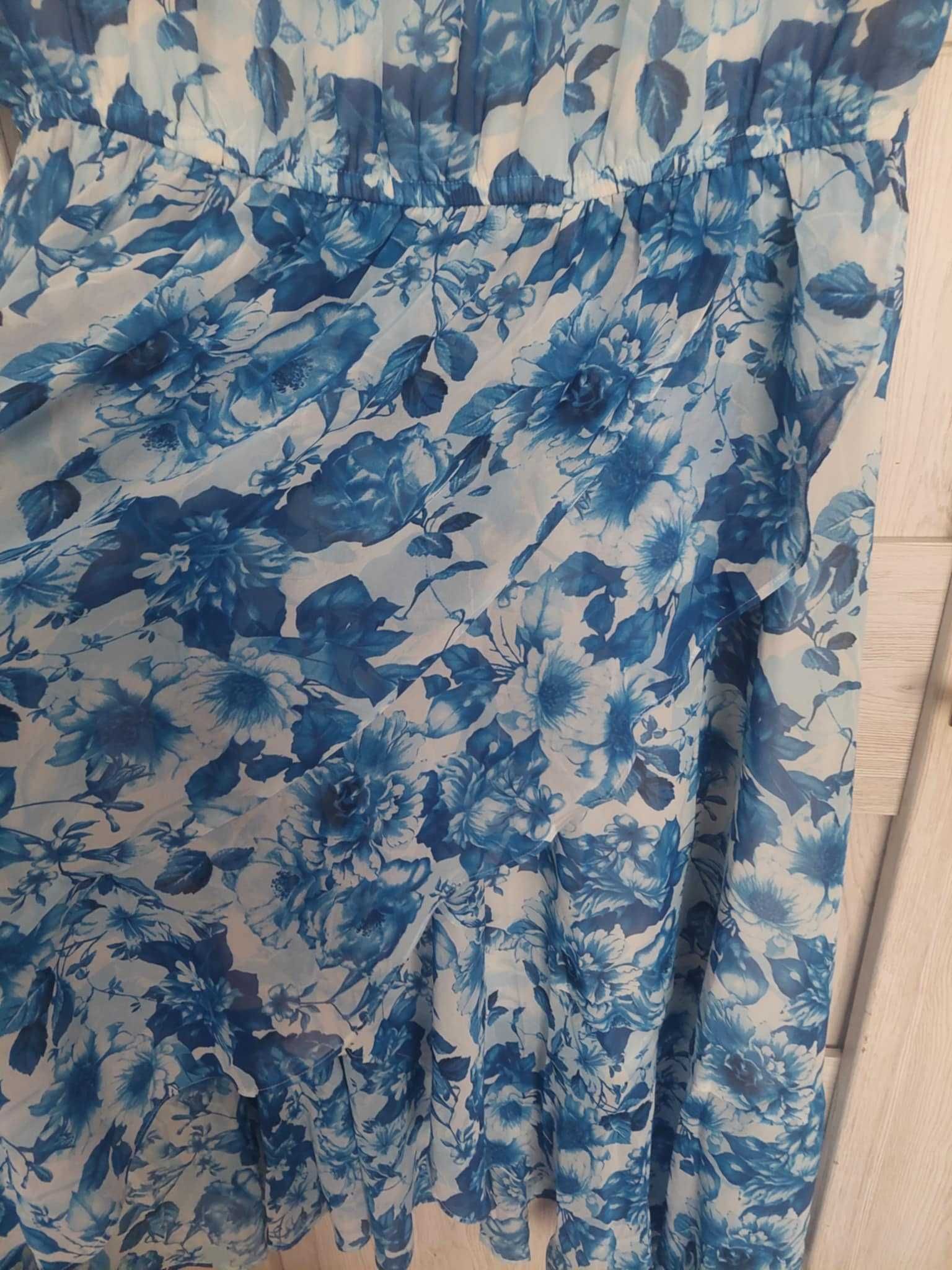 Sukienka w kwiaty, rozmiar 48 , Bonprix