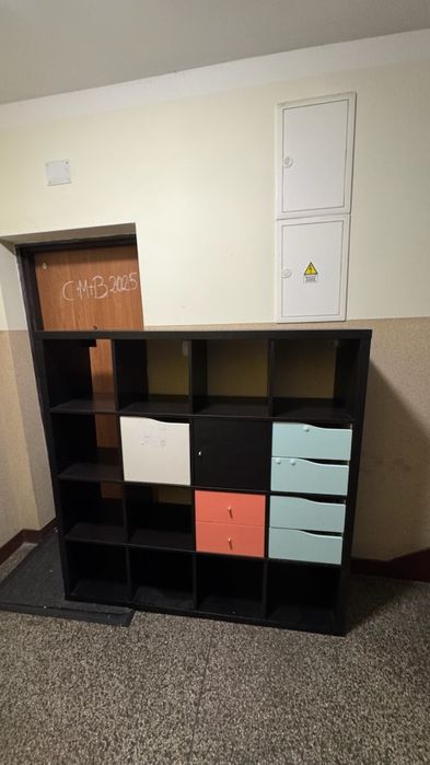 Regał IKEA kallax 4x4 ciemny brąz/dostawa