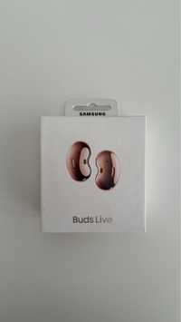 Fones Bluetooth Samsung Buds Live - Mystic Bronze | Novos caixa aberta