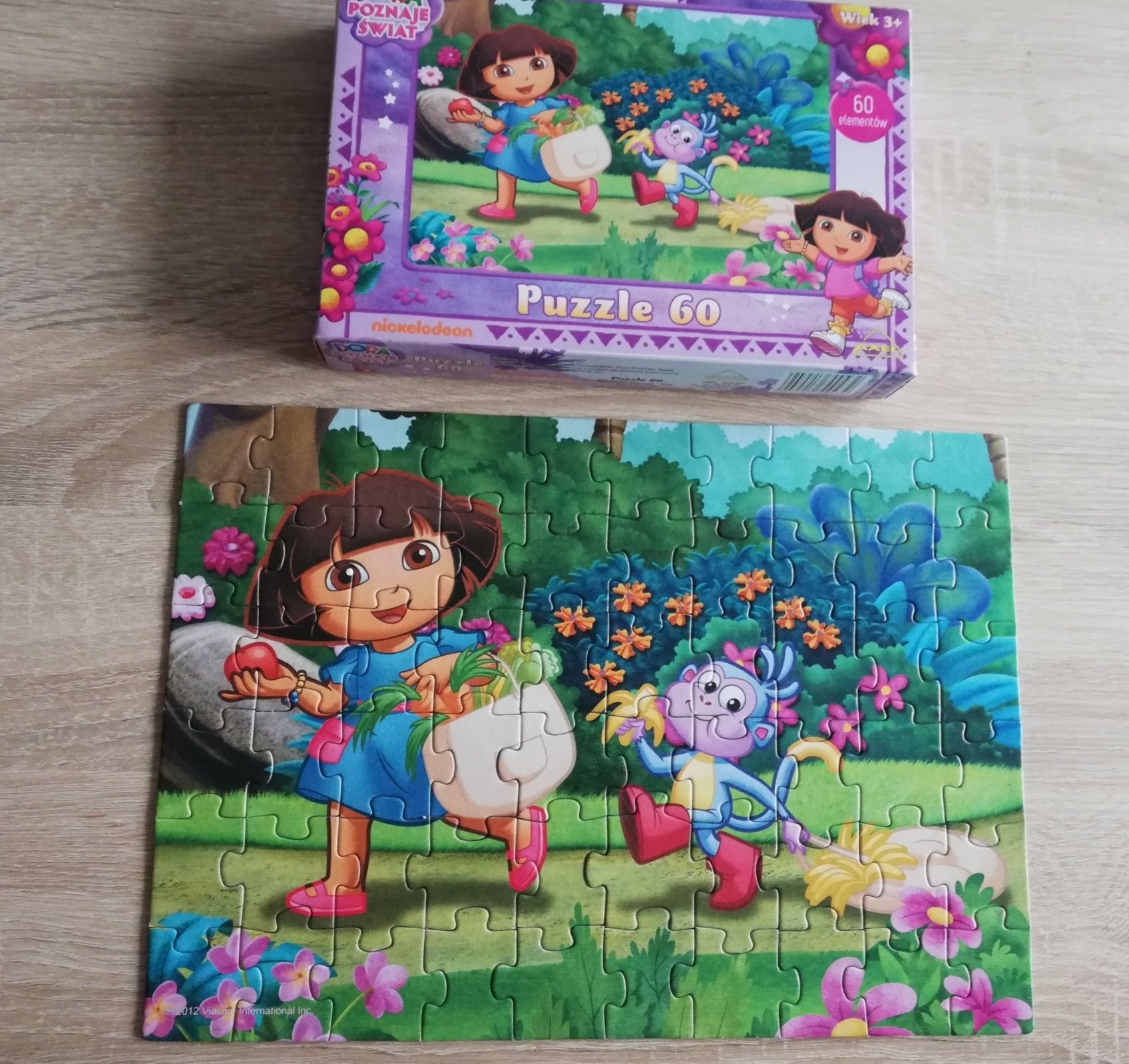 Puzzle Dora poznaje świat 60 elementów