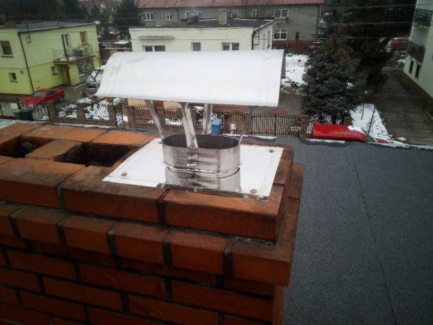 Frezowanie  komina Rozwiercanie  wkłady kominowe