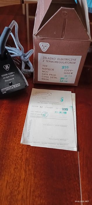 Żelazko PRL predom 235 nowe