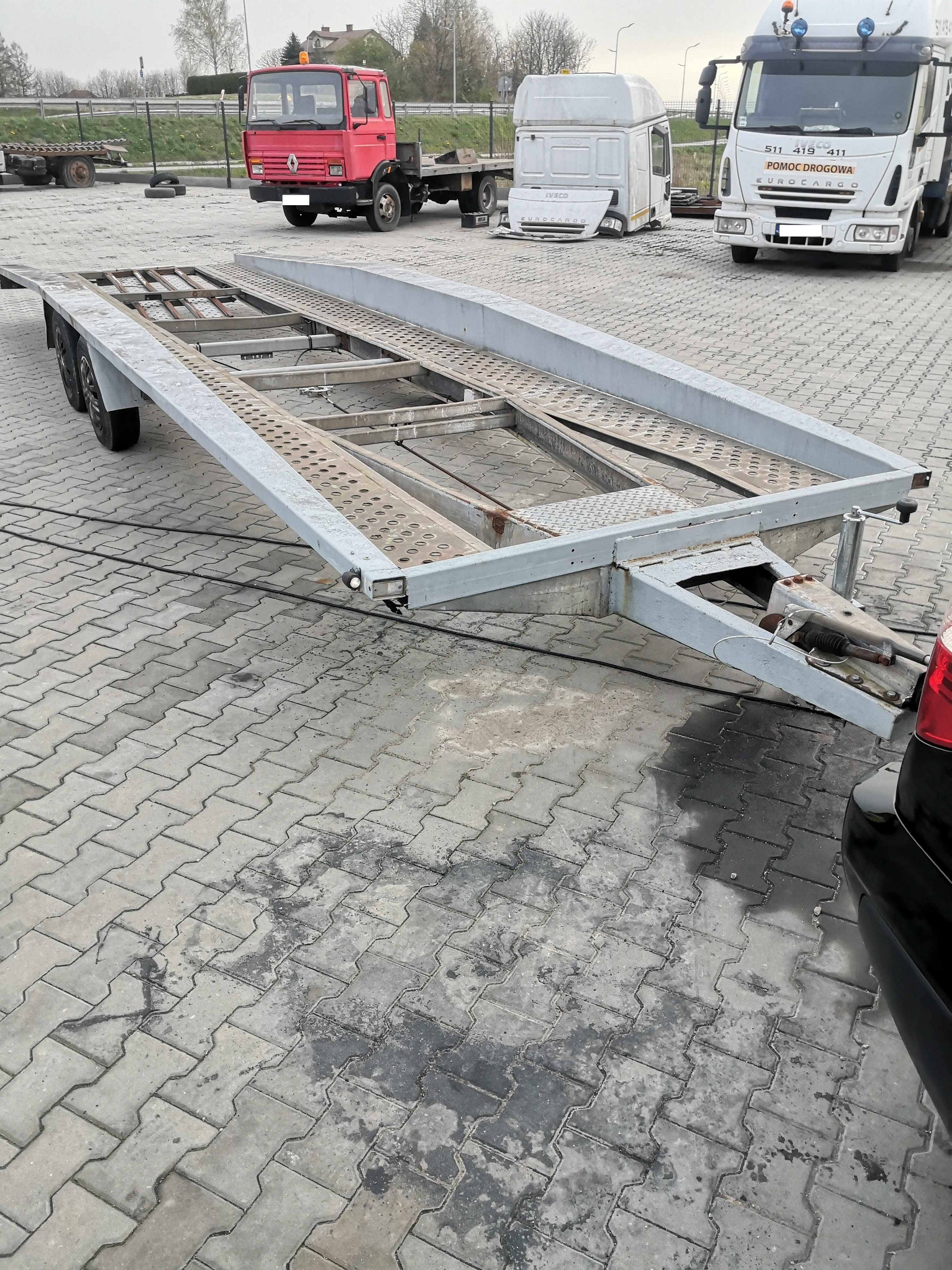 przyczepa laweta 8 metrów ŁADOWNOŚĆ 2540 KG