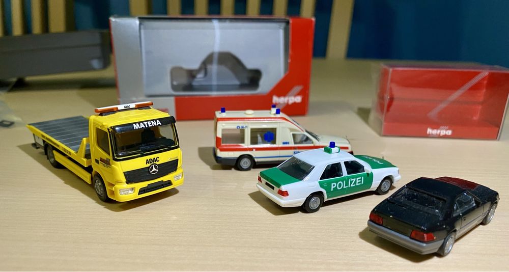 Herpa Exclusive Series 1:87 Mercedes Benz zestaw ratunkowy