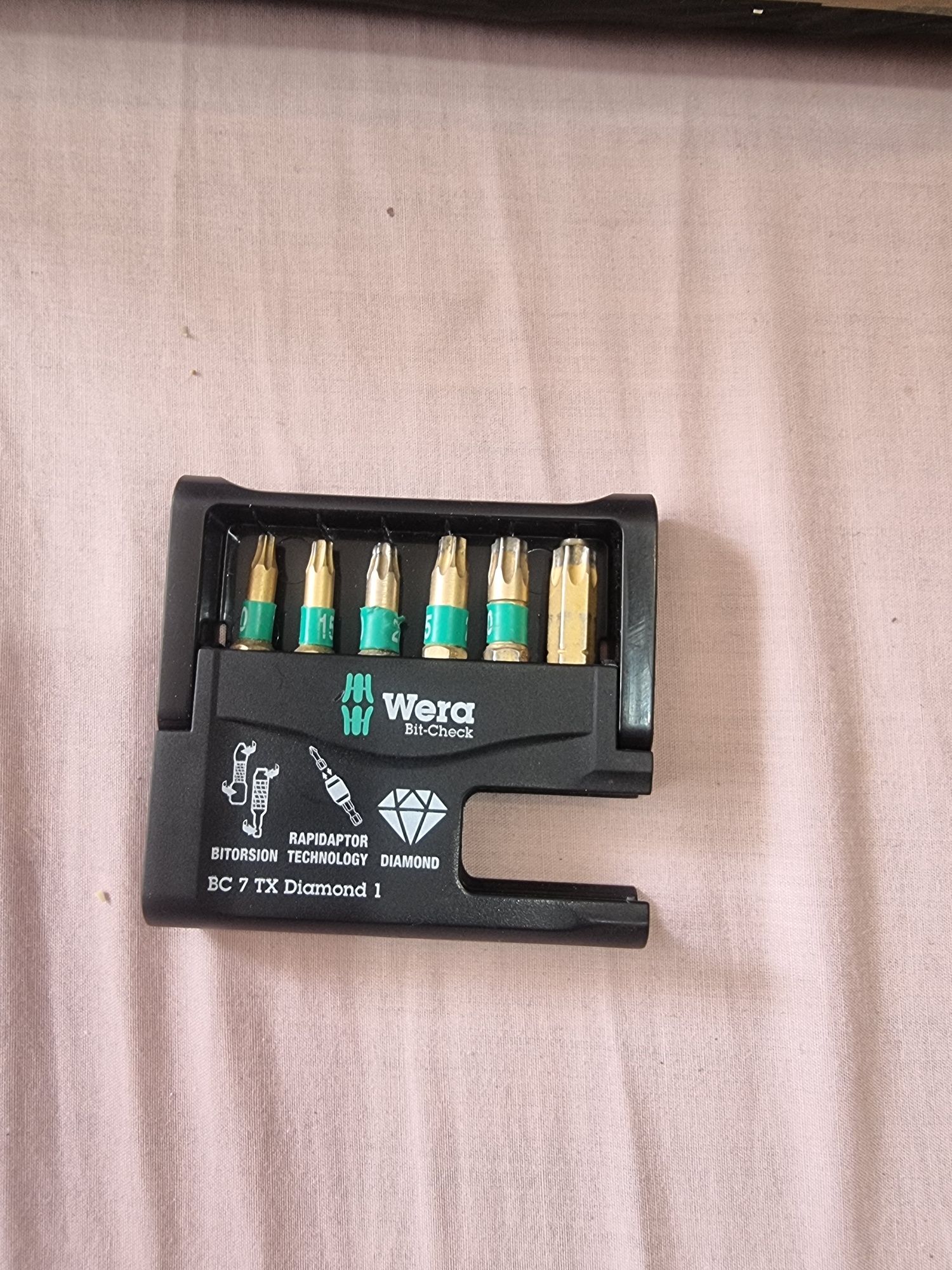 Zestaw bitów torx WERA BC 7 TX Diamond 1