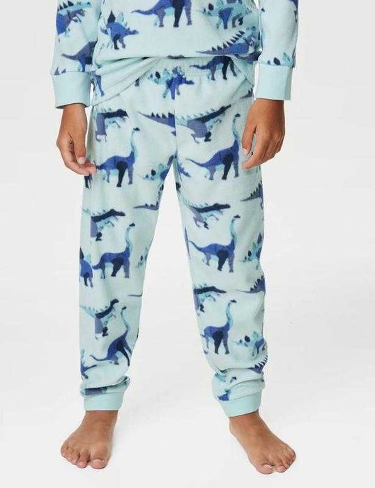 M&S COLLECTION Fleece Dinosaur Pyjamas Флисовая пижама, размер 7-8 лет