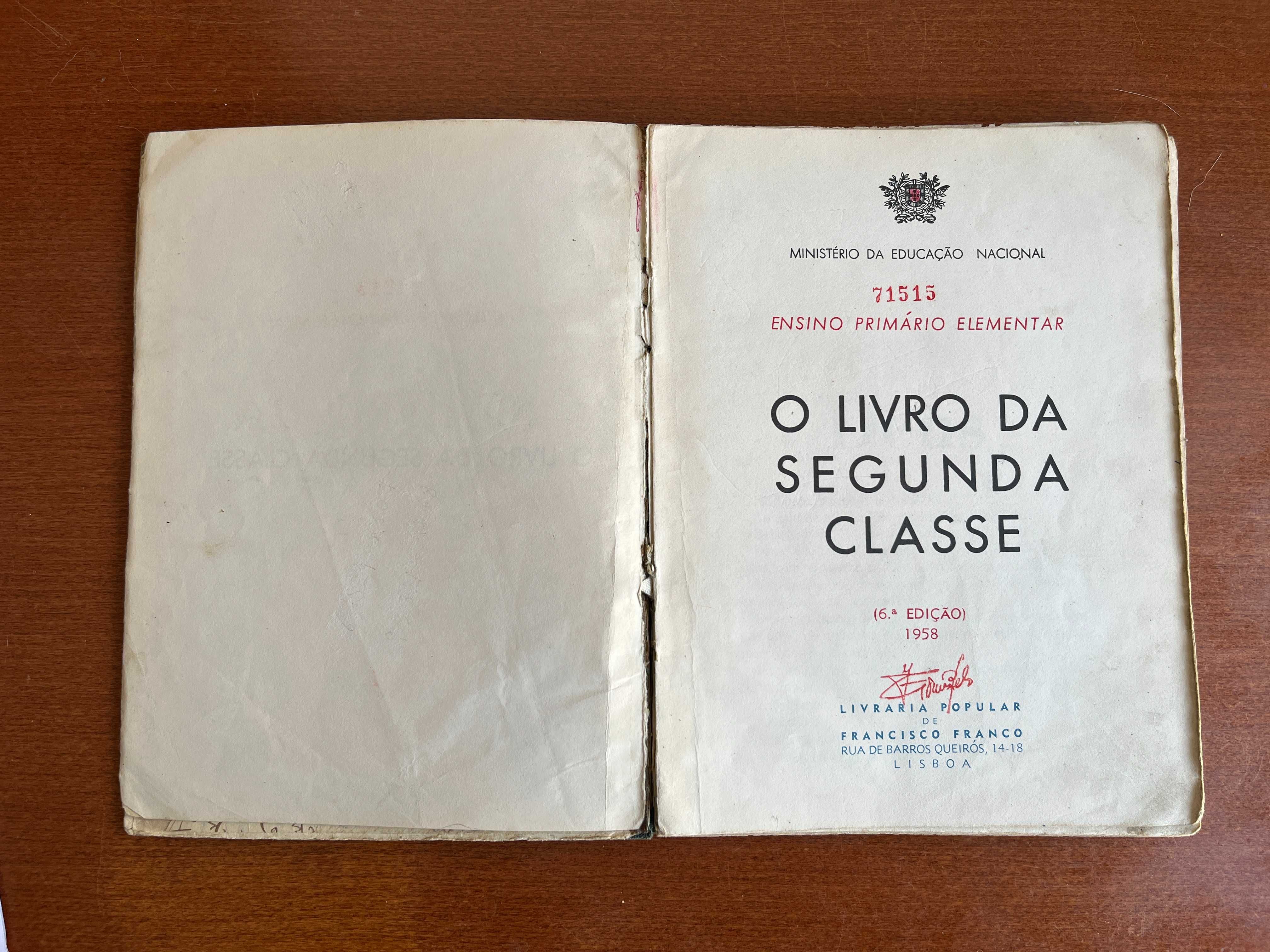 O Livro da Segunda Classe - 6ª edição (1958)