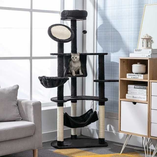 Árvore/Arranhador para Gatos Grande - Altura 153cm