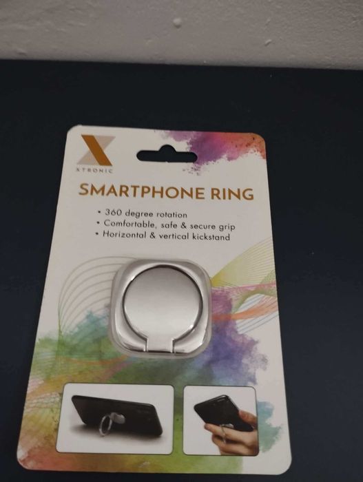 Uchwyt Magnetyczny Srebrny Do Telefonu Ring 5szt.