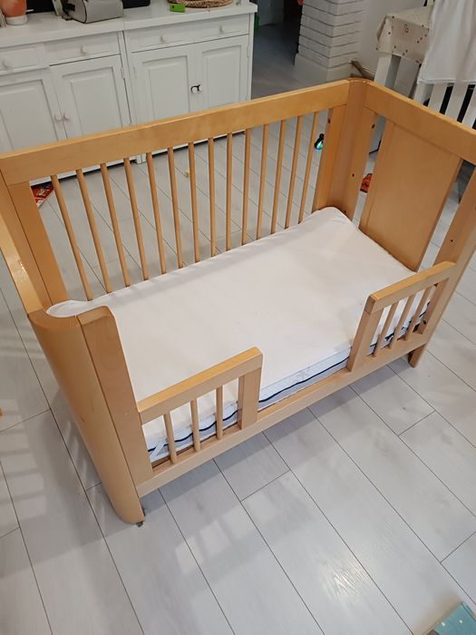 Drewniane łóżeczko 120/60