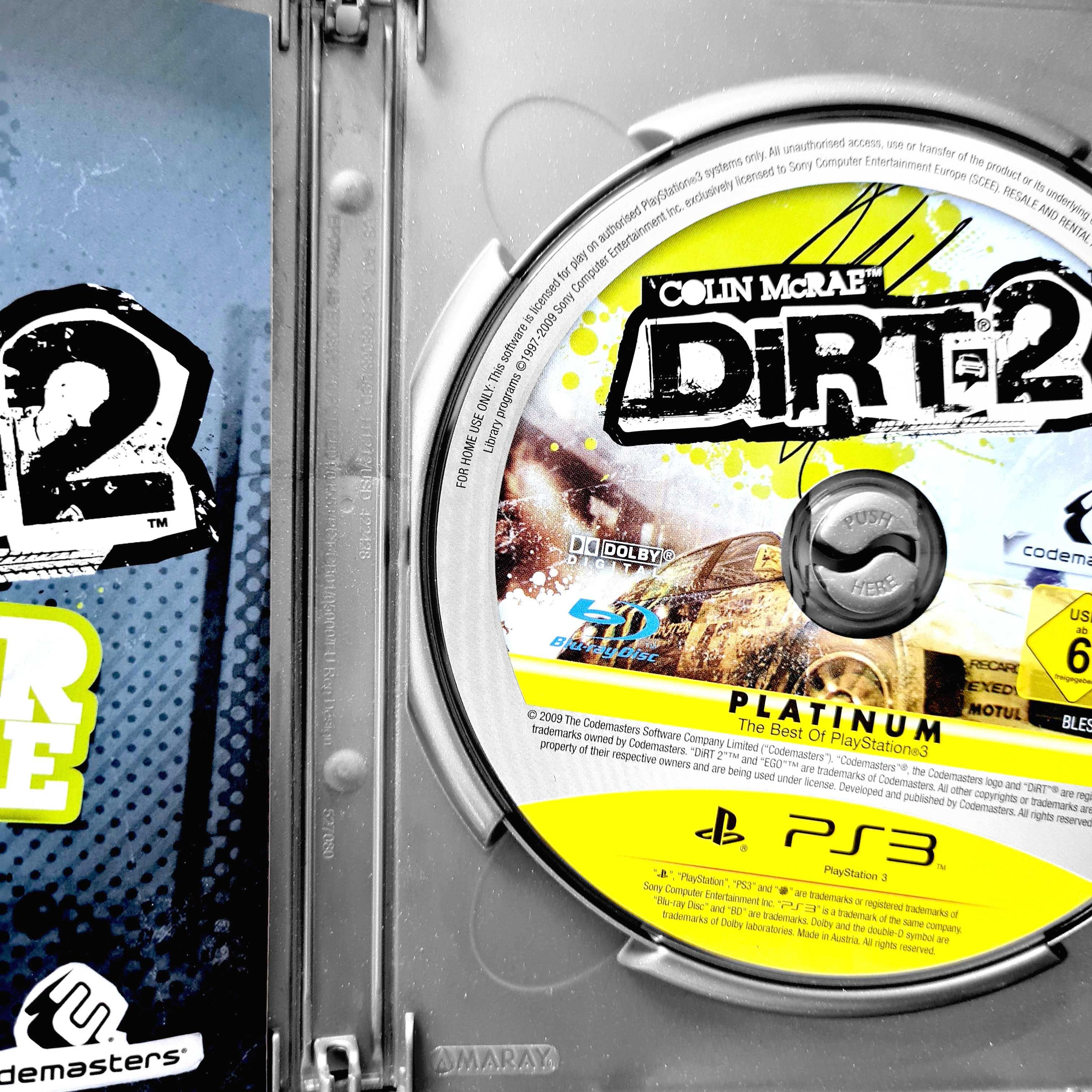 Colin McRae Dirt 2 Ps3 Wyścigi Rajdy Pudełkowa