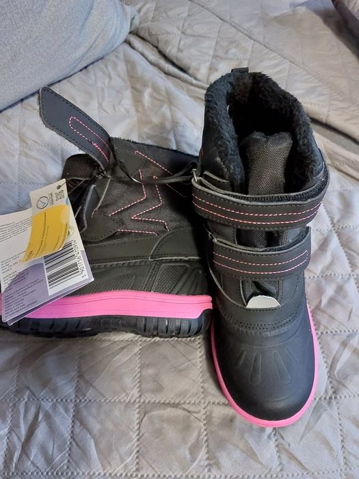 Kozaki dziewczęce dla dziewczynki śniegowce kozaczki zimowe 31