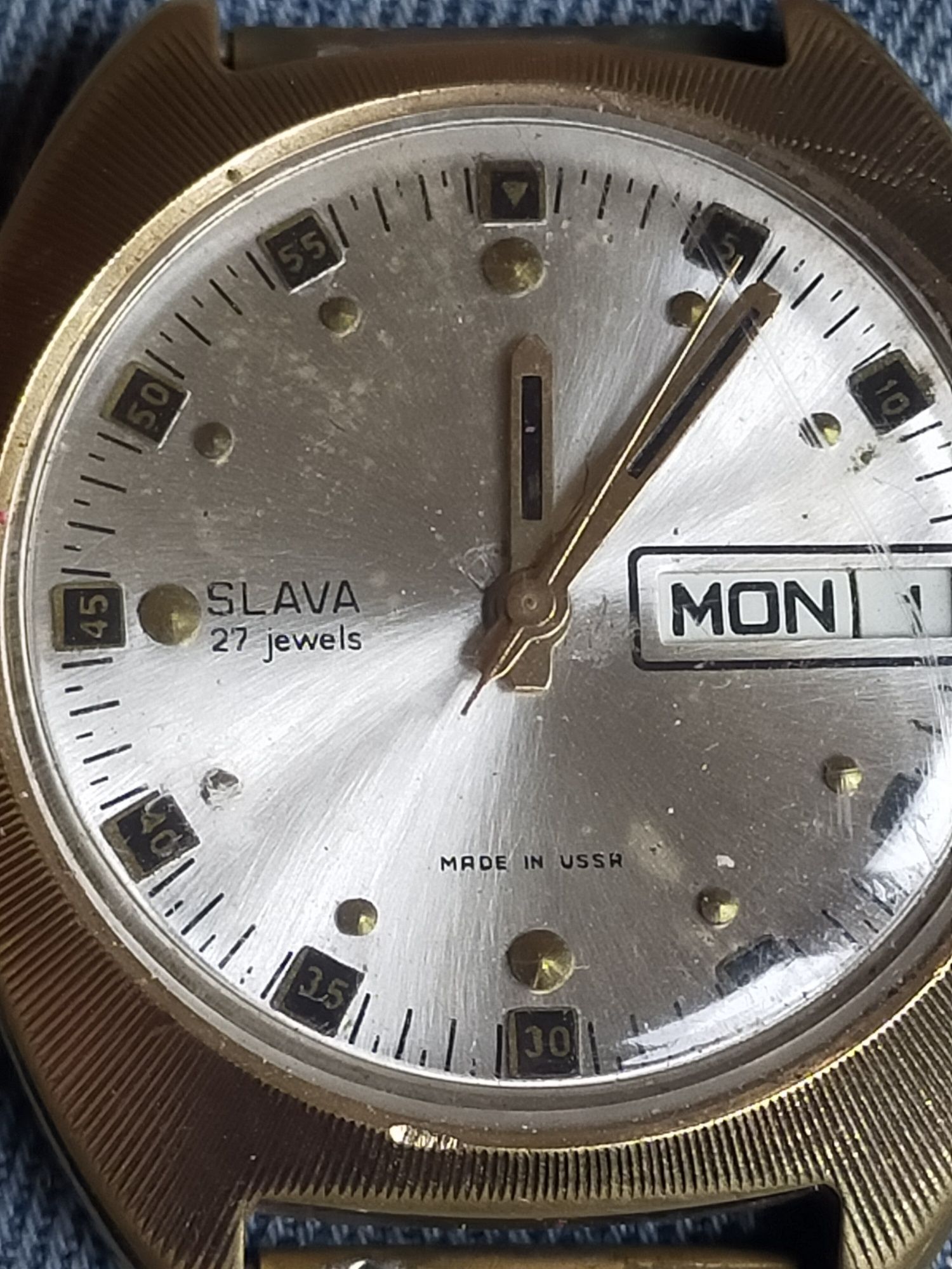 Zegarek męski Slava 27 kamieni  sprawny