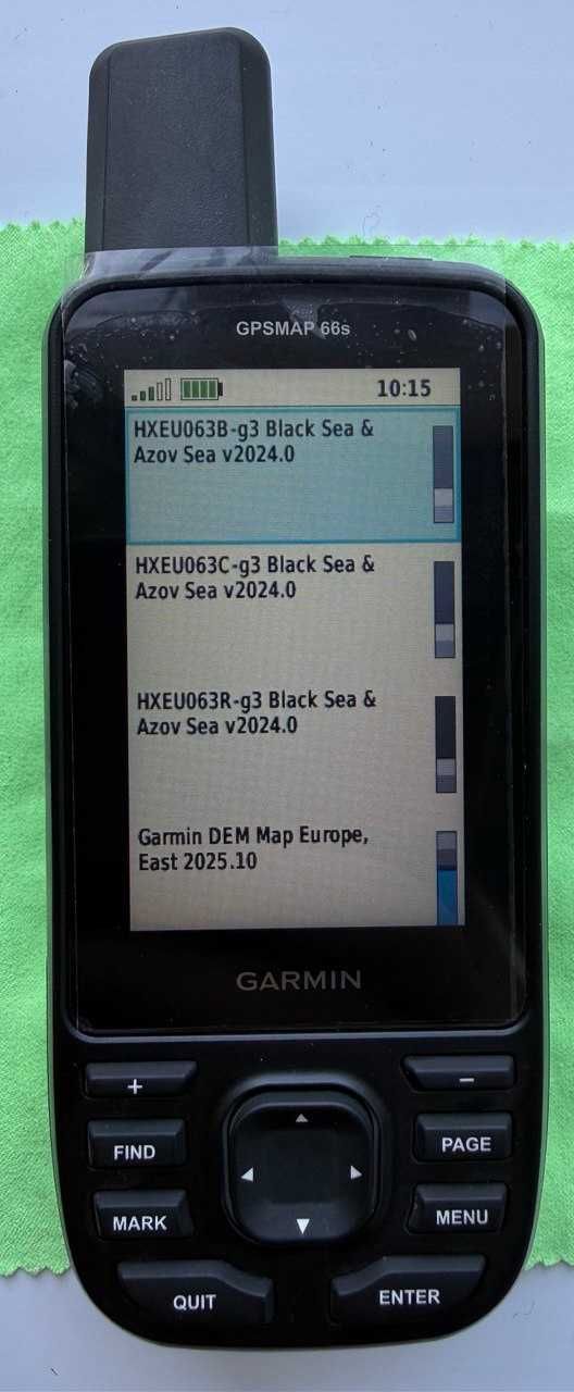 GPS Навігатор - Garmin GPSMAP 66s зі встановленими картами