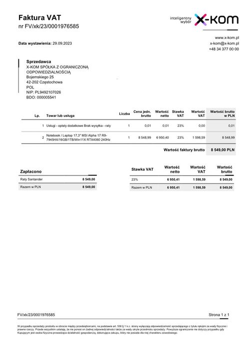 MSI Alpha 17 RTX 4060