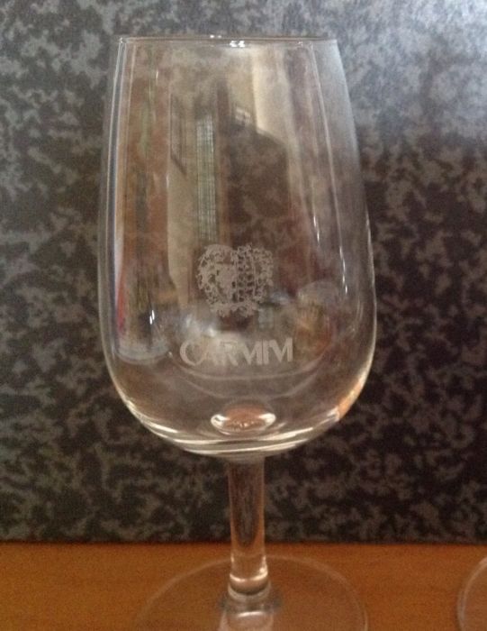 Copo / cálice de vinho - Carmim