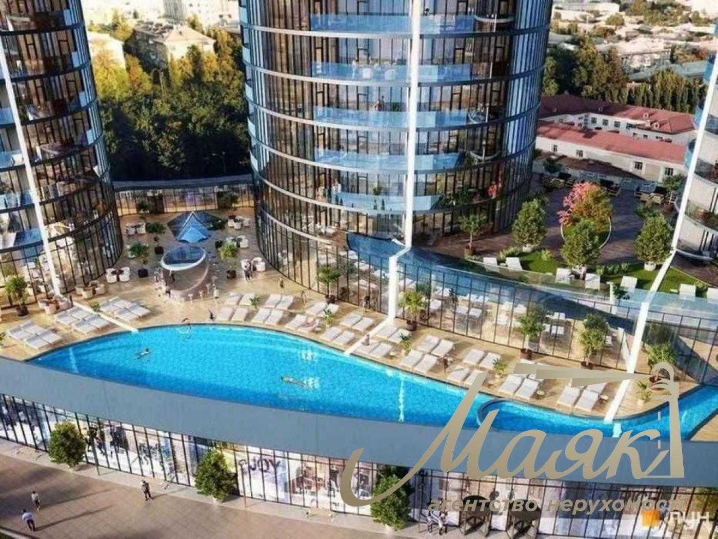 Продажа видовой 4х комнатной квартиры 122м с террасой ЖК Taryan Towers