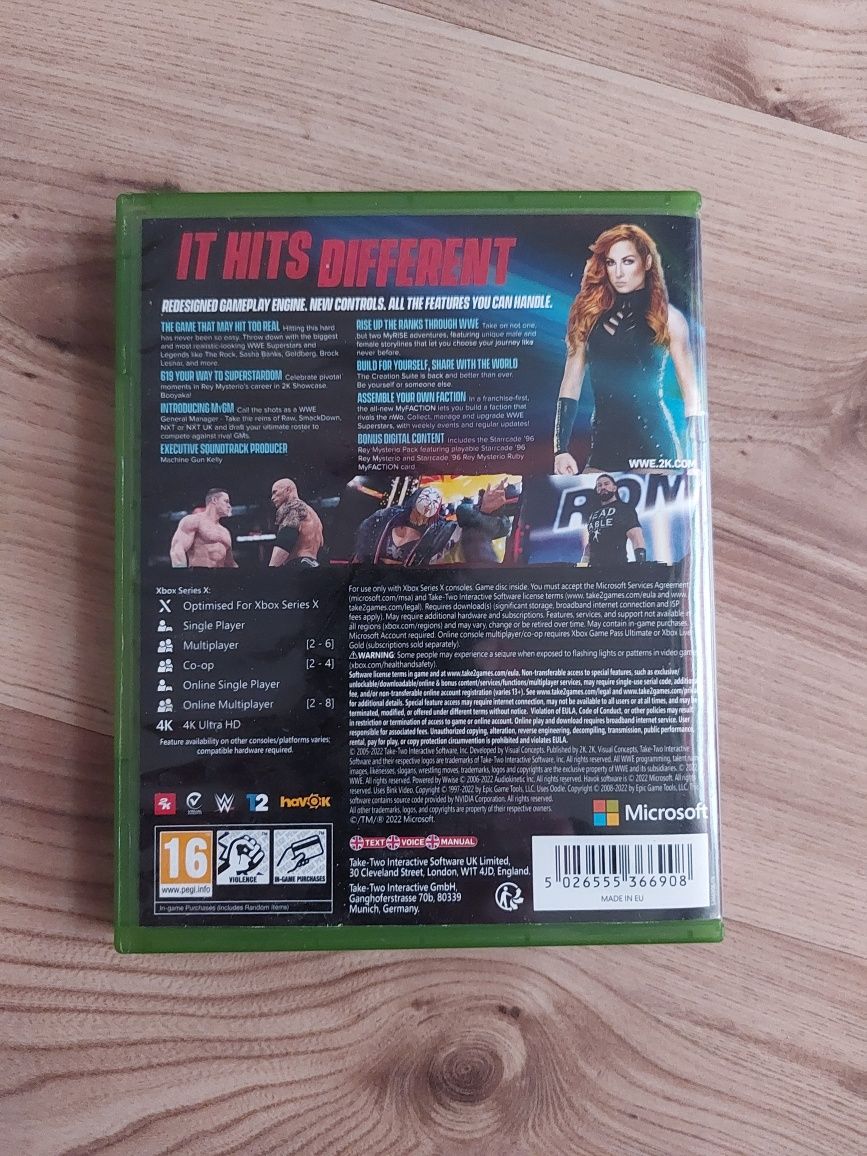 WWE 2K22 Xbox Series X