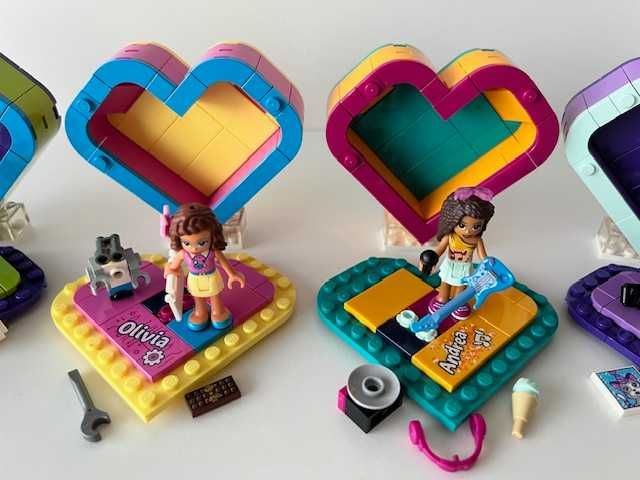 LEGO Friends pudełko serce 41356,41354,41357,41358,41355 zestaw