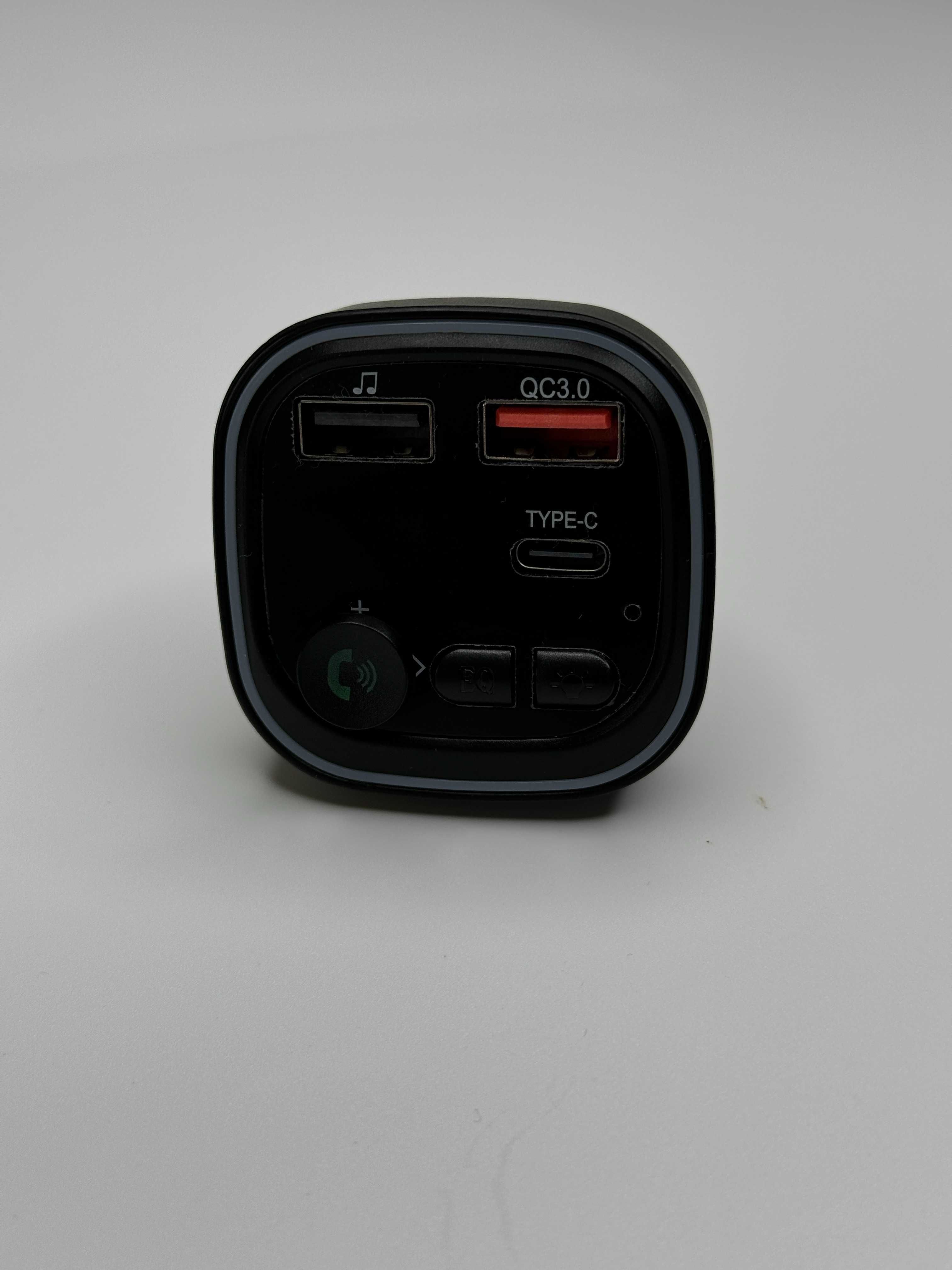 TRANSMITER bluetooth samochodowy FM3x USB adapter SZYBKA ŁADOWARKA MP3