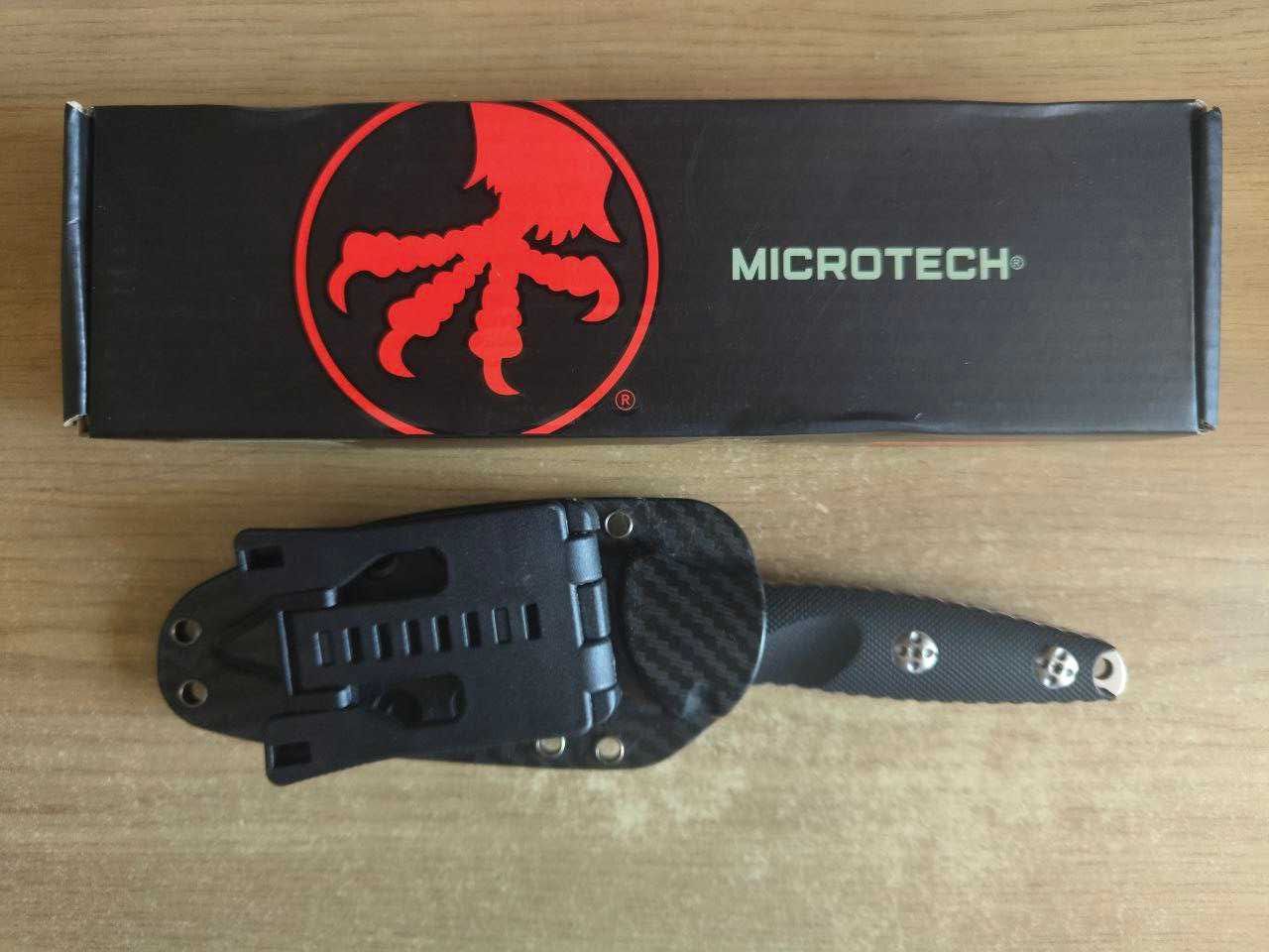Брелок EDC компактний фіксед Microtech Socom Alpha Mini Warcom Black