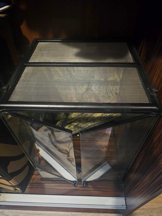 Exo Terra Terrarium szklane 45x45x60cm wraz z wyposażeniem