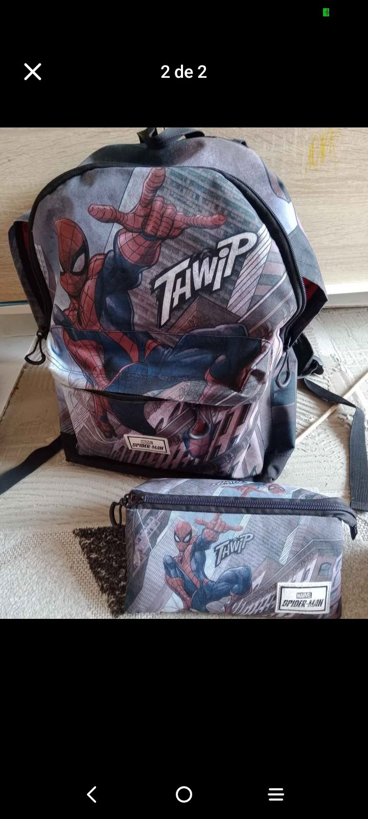 Conjunto mochila e estojo