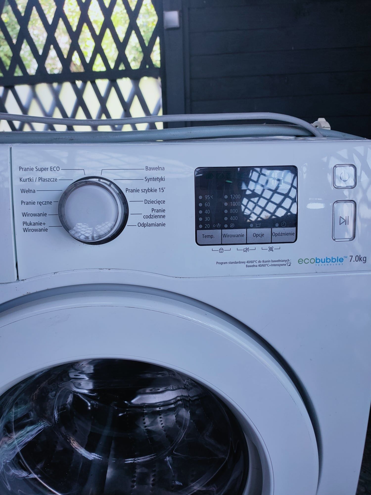 Pralka SAMSUNG eko bubble wf70F5E0W2W EcoBubble 7kg 1200 obr