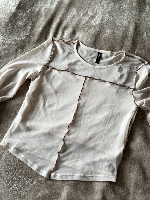 Прозорий лонгслів