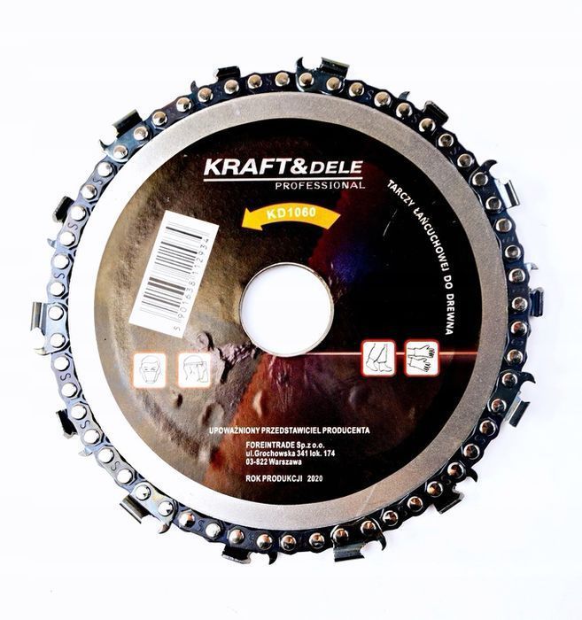 Piła Tarcza Łańcuchowa Do Drewna Do Szlifierki Kątowej 125 Mm 22.2Mm