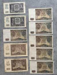 Stare banknoty 100 letnie zestaw KOLPLET