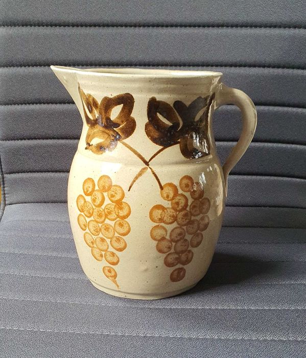 Dzbanem na mleko ręcznie malowany Bochnia