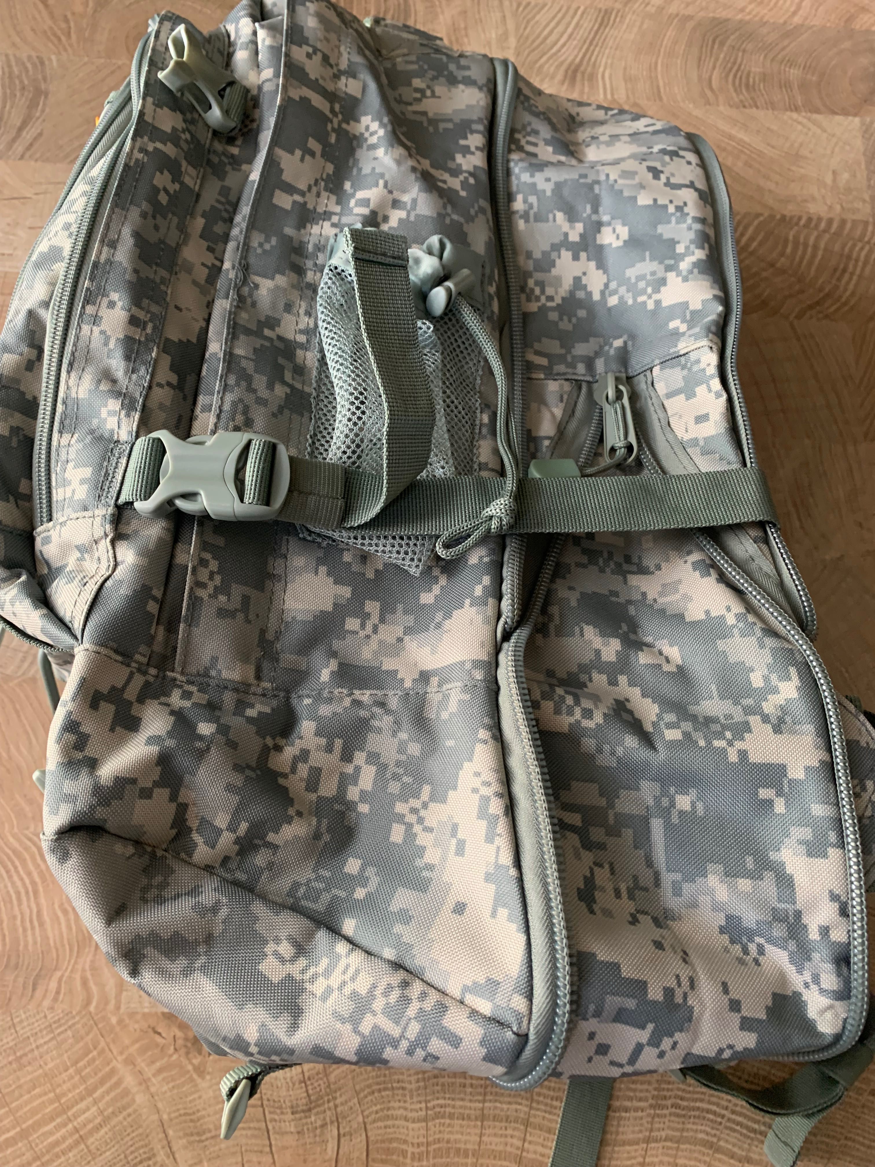 Plecak wojskowy, duży, USA. ACU urban gray. Nowy