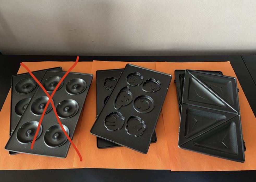 Змінні панелі для мультипекаря вафельниці сендвічниці