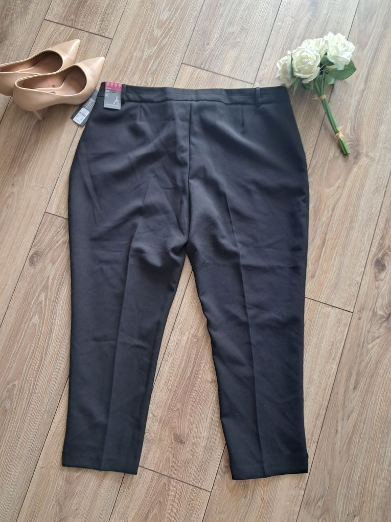 Nowe z metką czarne eleganckie spodnie