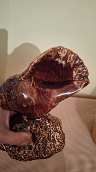 Búzio em cerâmica - decoração