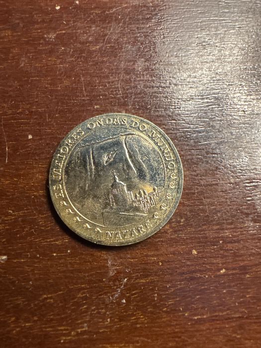 Medalha maiores ondas do mundo Nazaré Portugal