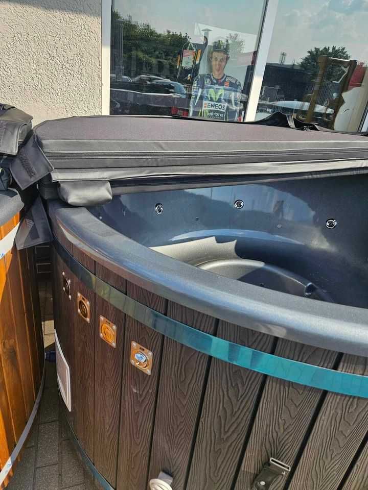Balia bania ogrodowa jacuzzi gorąca beczka spa hydro aero led