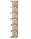 Lack półka ścienna 30x190 cm z ikea dąb bejcowany na biało