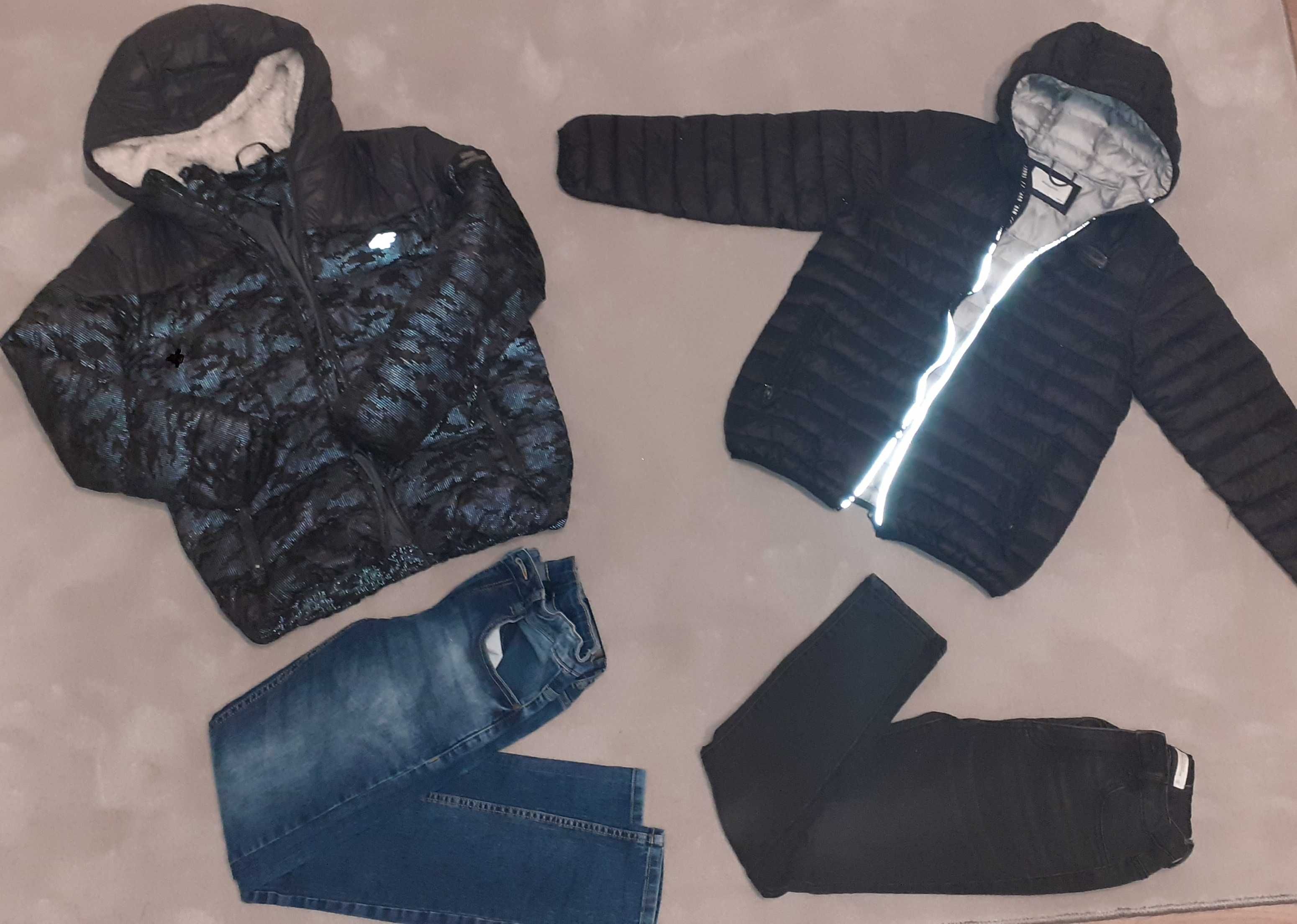 kurtka zimowa bejo primark minoti 4f bluza reserved spodnie nike 146