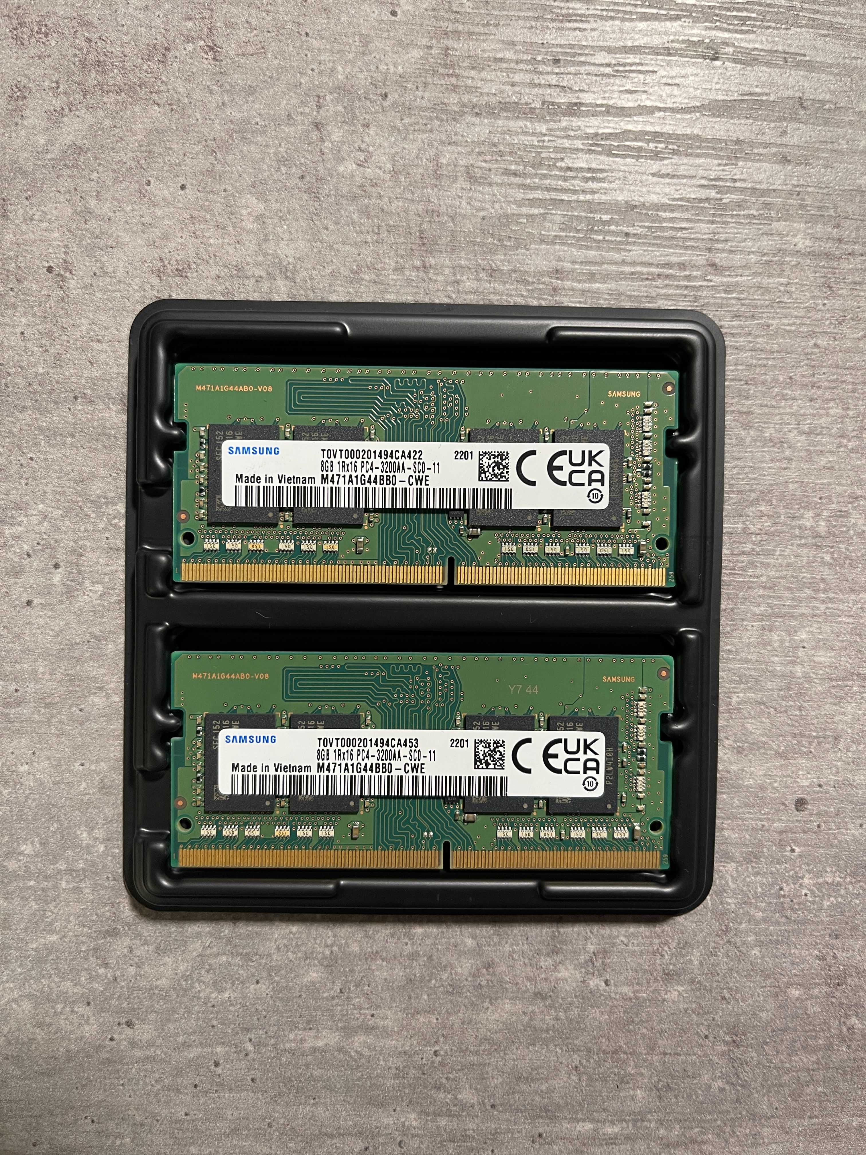 Samsung DDR4 8GB 1Rx16 PC4-3200AA-SC0-11