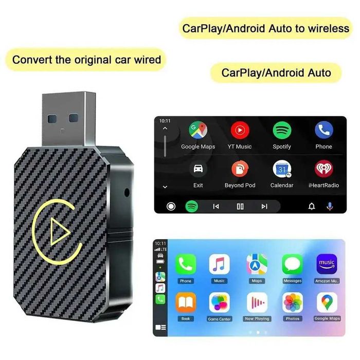 Бездротовий адаптер для автомобіля для CarPlay Q1N